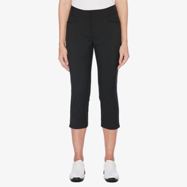 Essentials Woven 22" Capri Pant, Black Golf at PGA TOUR Superstore