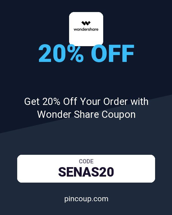Wondershare Software: Get 20% Off Your Order with Wonder Share Coupon