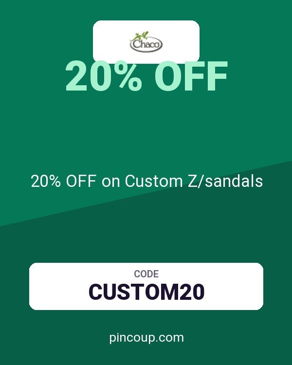 Chacos coupon: 20% OFF on Custom Z/sandals