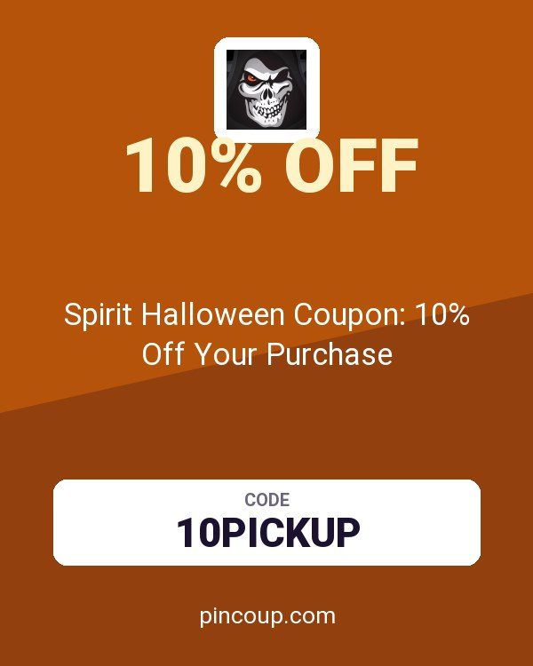 SpiritHalloween.com: Spirit Halloween Coupon: 10% Off Your Purchase