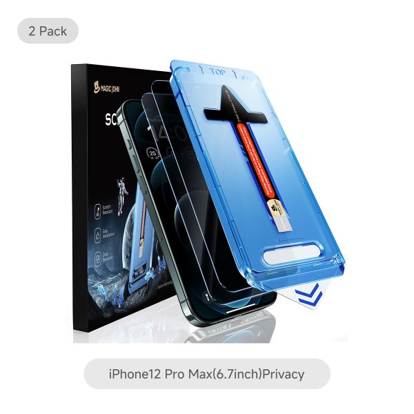 iPhone Gen 2 Screen Protector - Privacy / iPhone12 Pro Max(6.7inch) at Magic John