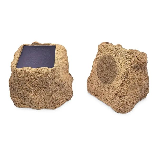Solar Charging Bluetooth® Outdoor Rock Speakers at Victrola