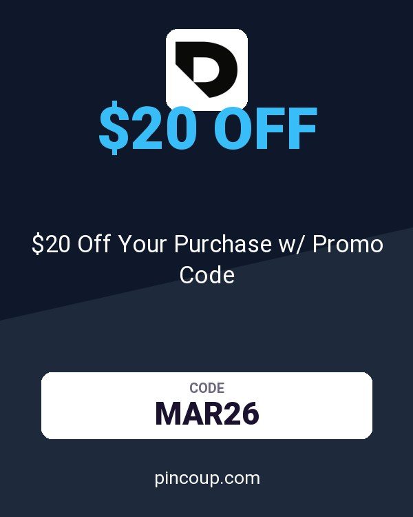 Drop coupon: $20 Off Your Purchase w/ Promo Code