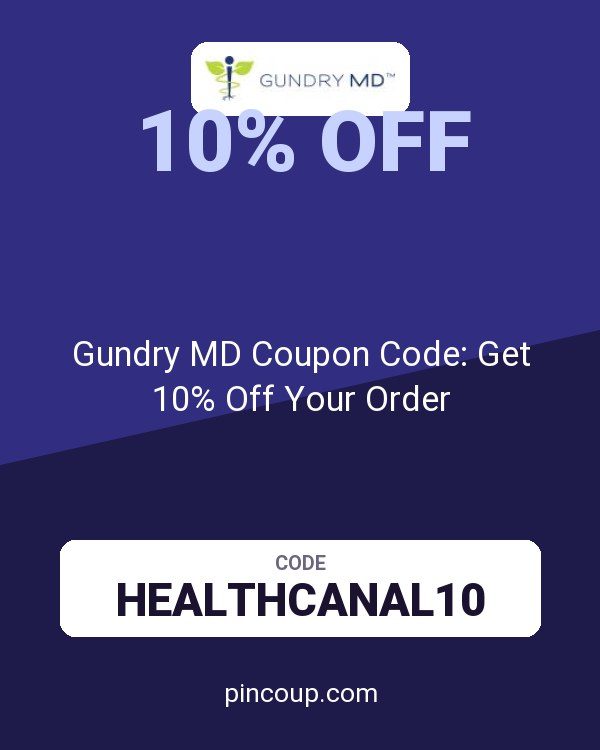 Gundry MD Coupon Code: Get 10% Off Your Order