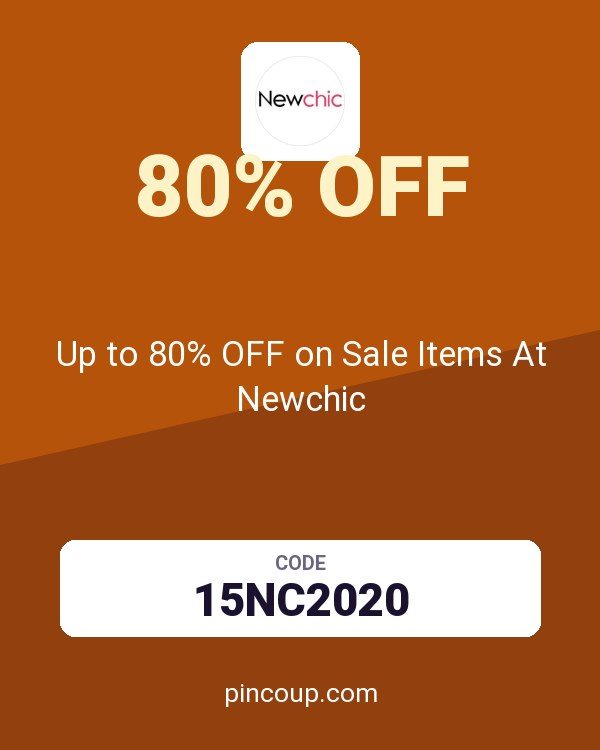 Up to 80% OFF on Sale Items At Newchic