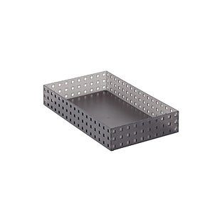 like-it® Bricks 13-3/4" Wide Tall Bin Smoke at The Container Store