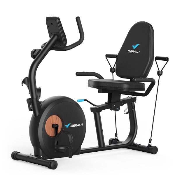 S23 Recumbent Bike With Resistance Bands at Merachfit