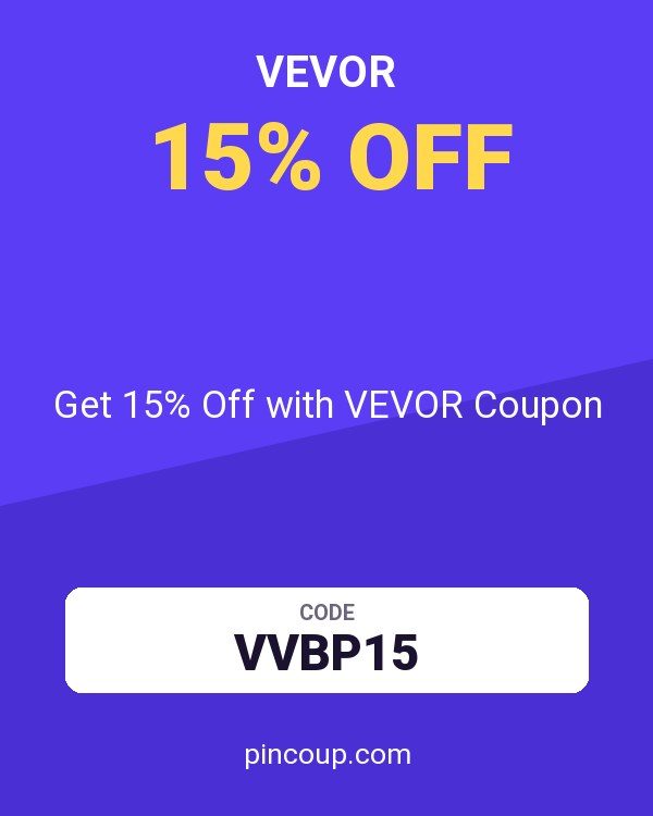 Get 15% Off with VEVOR Coupon