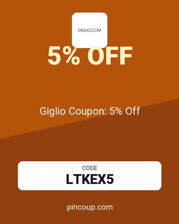 Giglio.com: Giglio Coupon: 5% Off