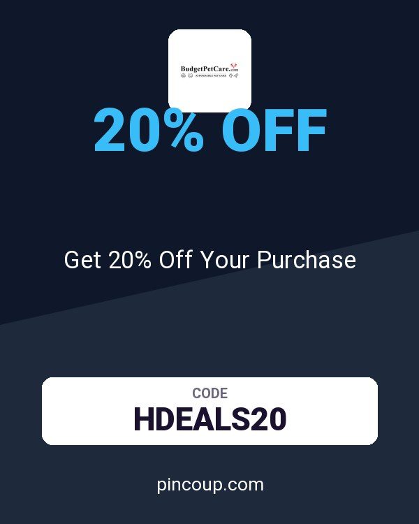 BudgetPetCare.com coupon: Get 20% Off Your Purchase