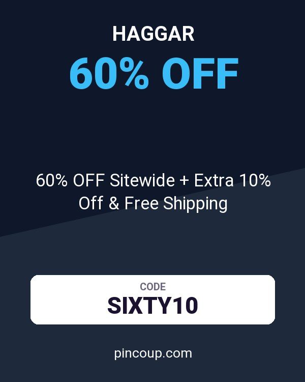 Haggar coupon: 60% OFF Sitewide + Extra 10% Off & Free Shipping