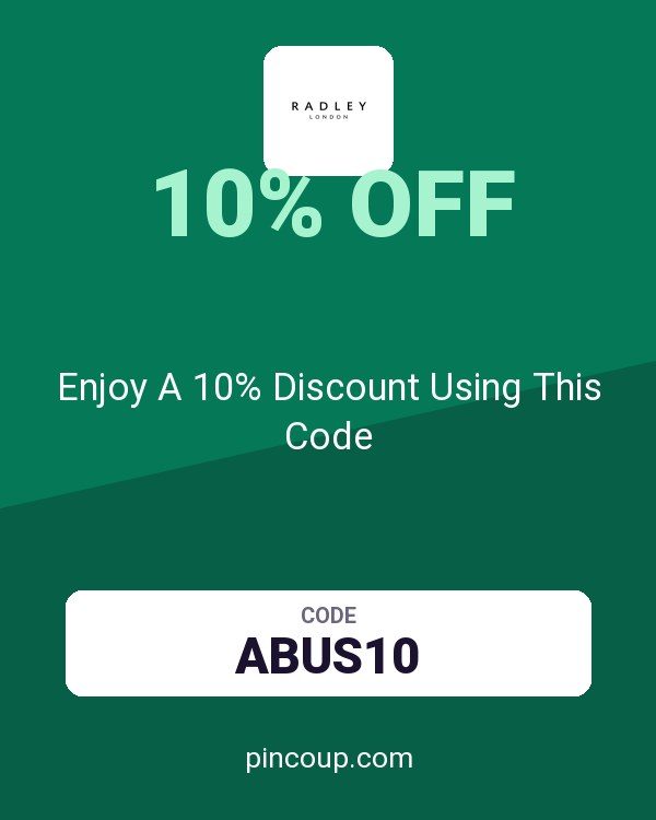 Radley coupon: Enjoy A 10% Discount Using This Code