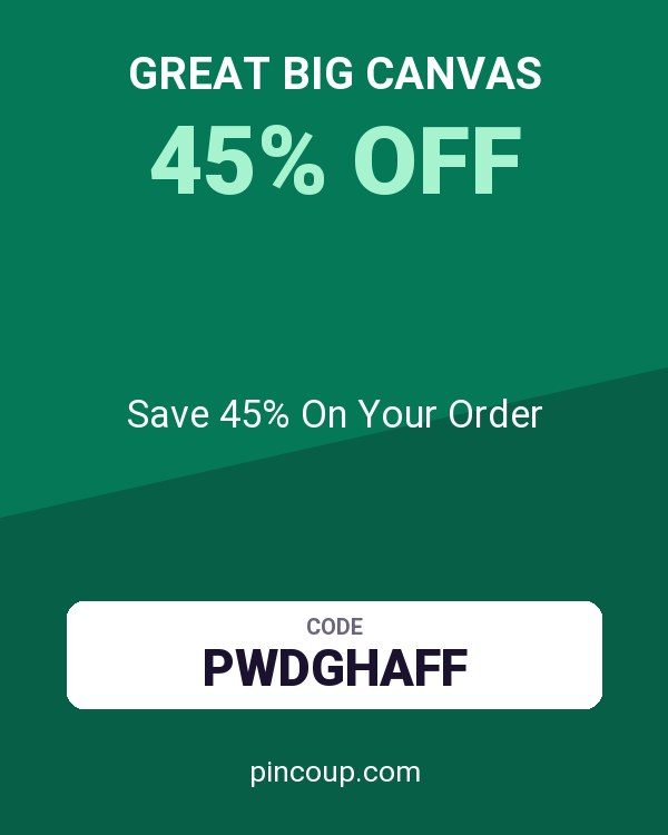 Great Big Canvas coupon: Save 45% On Your Order