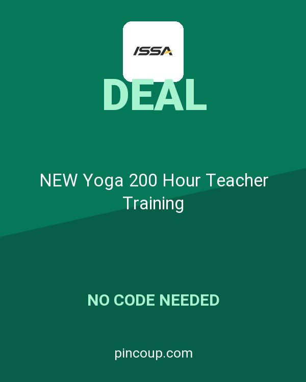 ISSA (International Sports Science Association) coupon: NEW Yoga 200 Hour Teacher Training