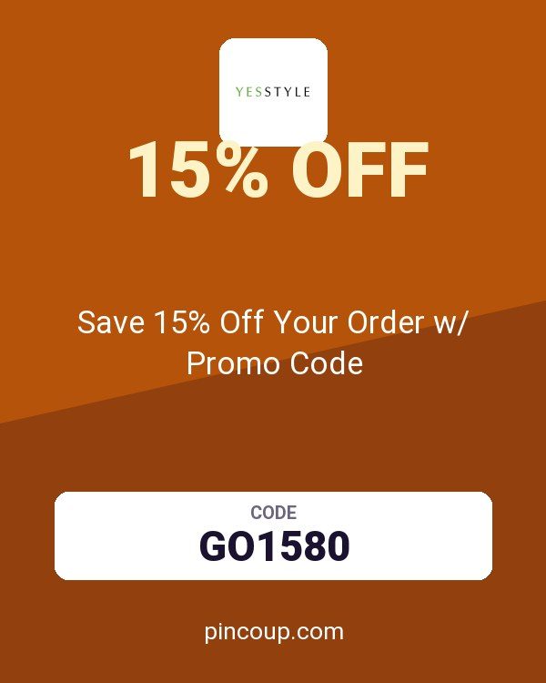 YesStyle US/ coupon: Save 15% Off Your Order w/ Promo Code