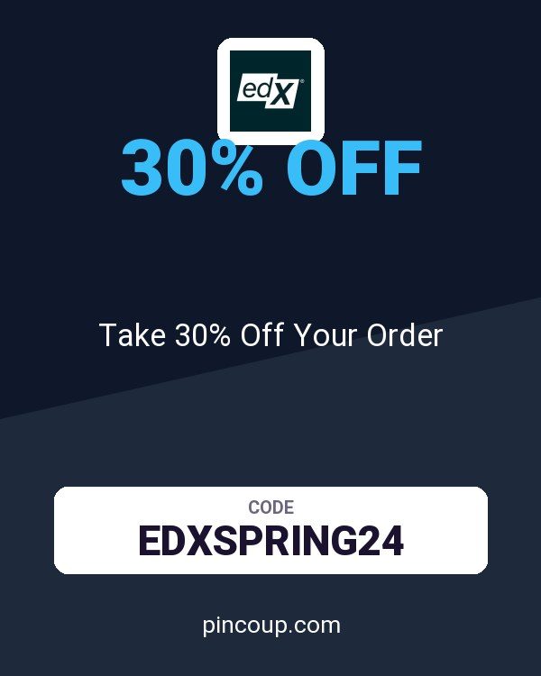 edX coupon: Take 30% Off Your Order