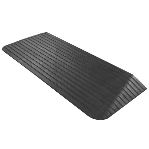 2" Rubber Solid Threshold Ramp for Wheelchairs Into Doors | Threshold Ramps by Silver Spring, DH-TR-2 at Discount Ramps