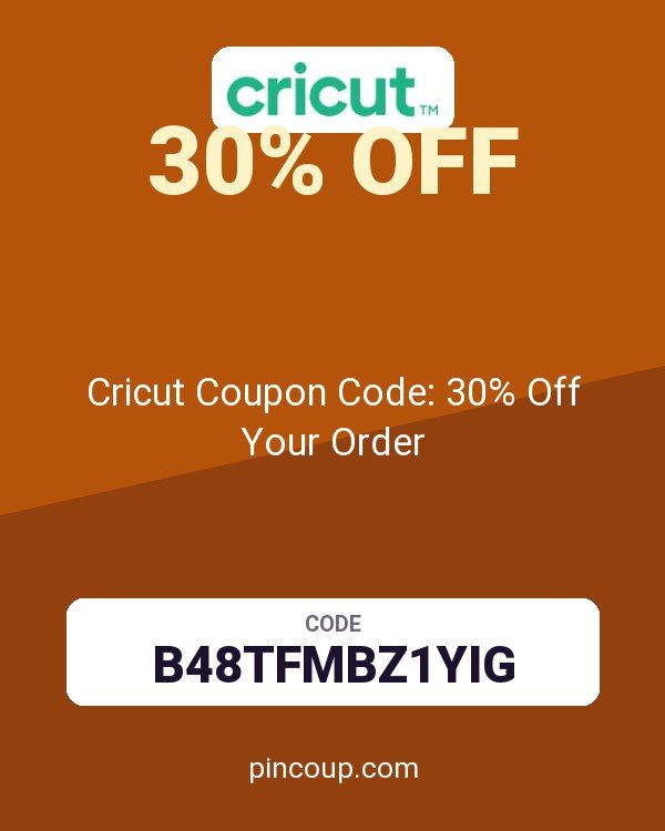 Cricut Coupon Code: 30% Off Your Order