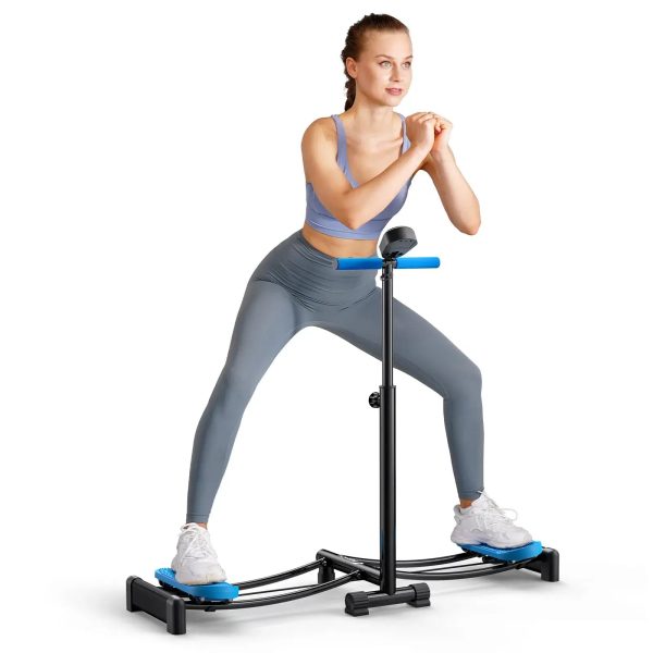 Foldable and Adjustable Height Simulated Ski Machine at Merachfit