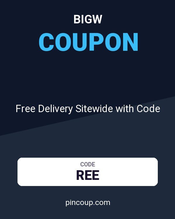 Bigw coupon: Free Delivery Sitewide with Code
