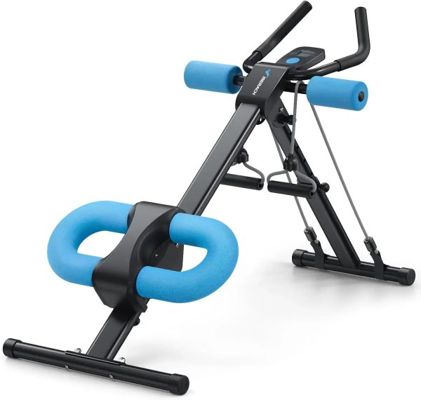 Adjustable Ab Trainer Machine - Black&Blue at Merachfit