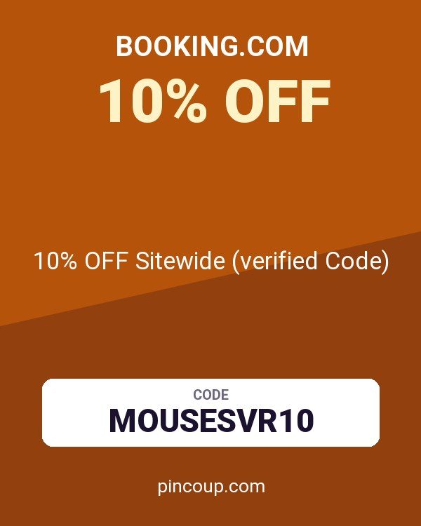 Booking.com coupon: 10% OFF Sitewide (verified Code)