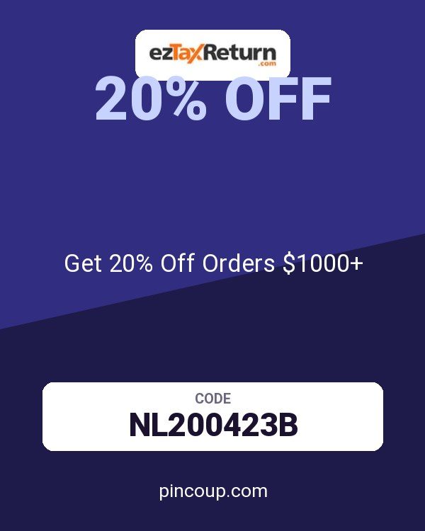 ezTaxReturn coupon: Get 20% Off Orders $1000+