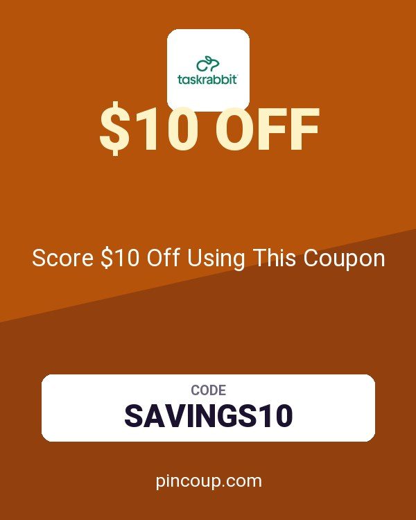 Taskrabbit North America: Score $10 Off Using This Coupon