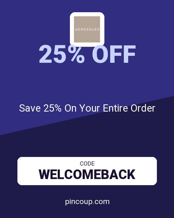 Aerosoles coupon: Save 25% On Your Entire Order