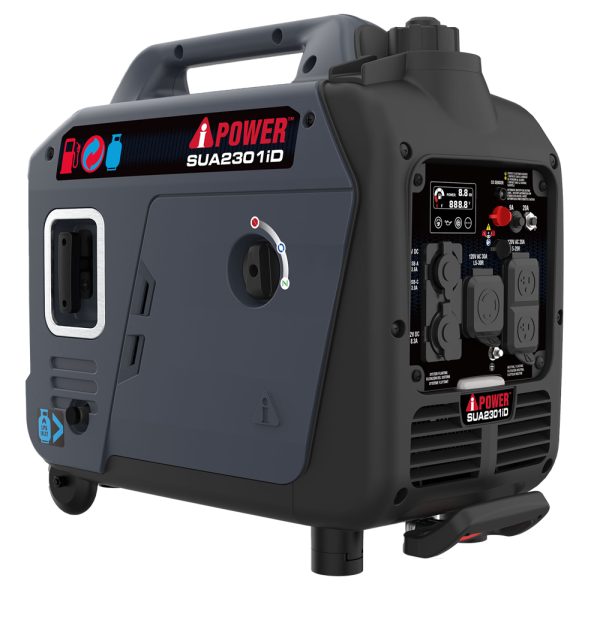 2300W Dual Fuel Portable Inverter Generator With CO Alert SUA2301iD at AiPower