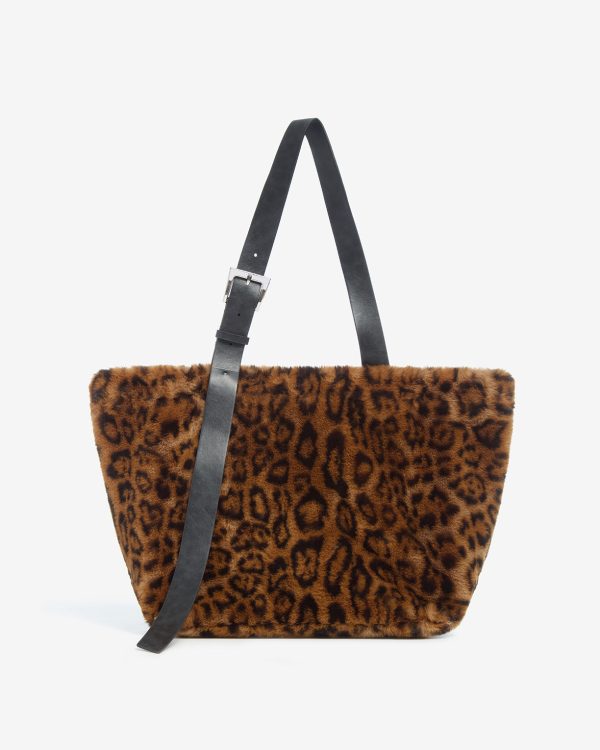 Esti Leopard Tote at Apparis