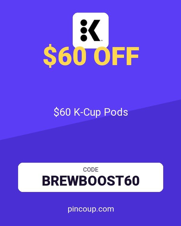 Keurig coupon: $60 K-Cup Pods