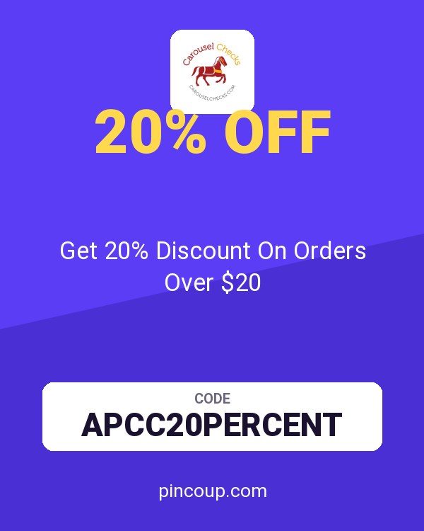 Carousel Checks coupon: Get 20% Discount On Orders Over $20