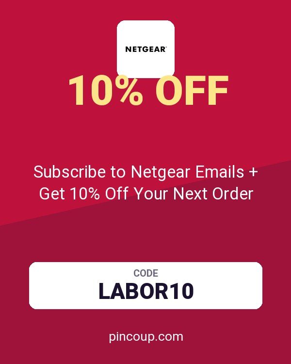 Netgear FR coupon: Subscribe to Netgear Emails + Get 10% Off Your Next Order
