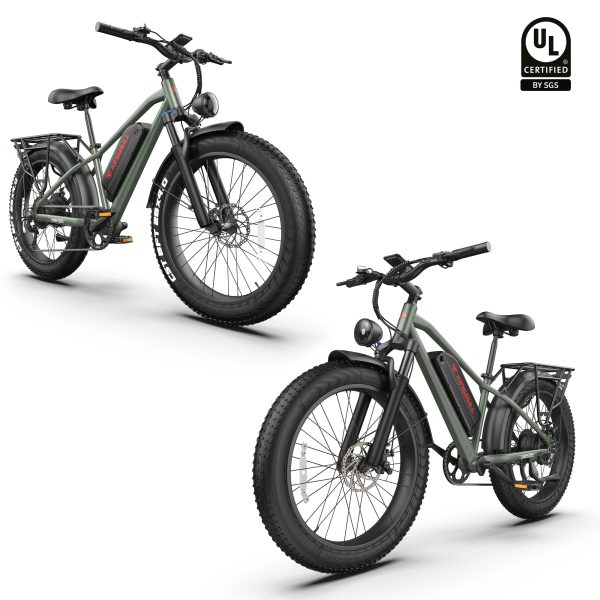 Double Kingbull Hunter 2.0S | Mountain Fat Tire Electric Bike - Green&Green at Kingbull Electric Bikes
