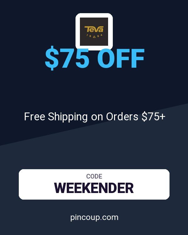 Teva coupon: Free Shipping on Orders $75+
