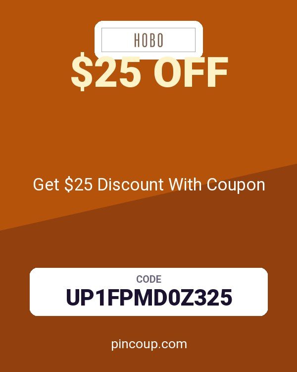 HOBO Bags: Get $25 Discount With Coupon
