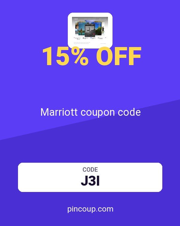 Marriott coupon code