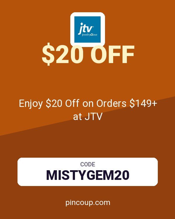 JTV Jewelry coupon: Enjoy $20 Off on Orders $149+ at JTV