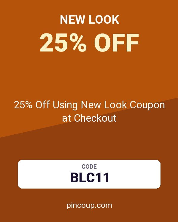 25% Off Using New Look Coupon at Checkout