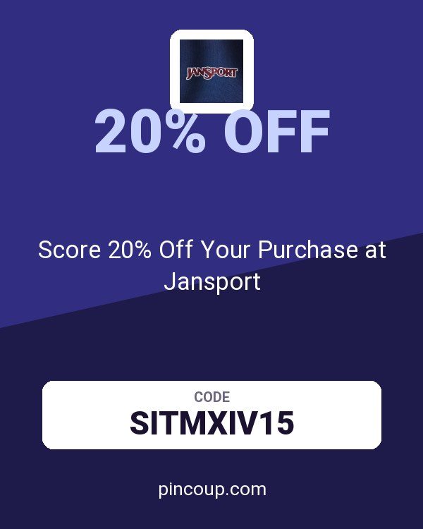Score 20% Off Your Purchase at Jansport