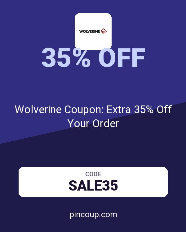 Wolverine Coupon: Extra 35% Off Your Order