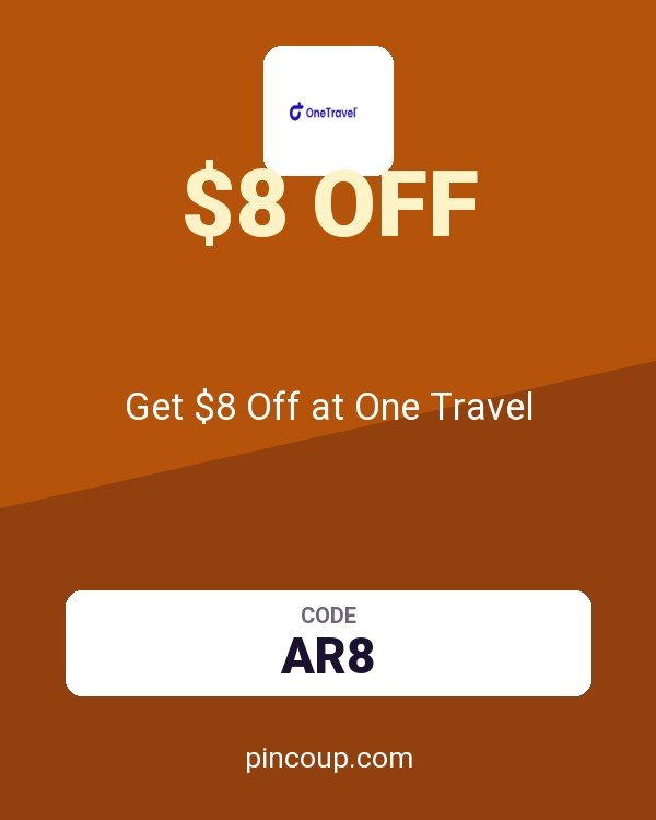 OneTravel.com coupon: Get $8 Off at One Travel