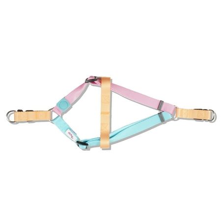 AtPet Adjustable Multicolor Step in Halter Dog Harness Blue Orange Pink L (23 to 29 Chest Size) at Walmart.com