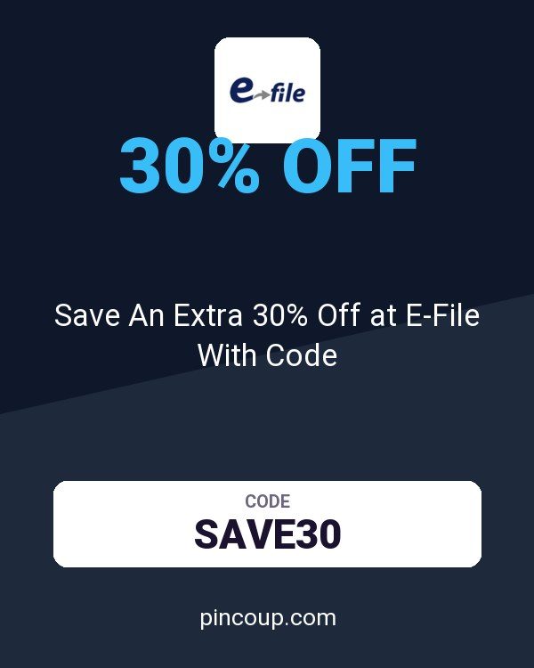 E-file.com coupon: Save An Extra 30% Off at E-File With Code