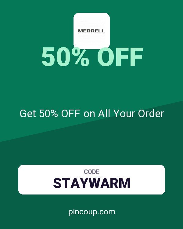 Merrell coupon: Get 50% OFF on All Your Order