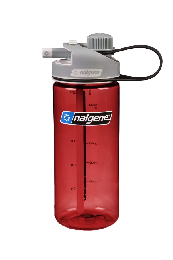 20oz Multi-Drink Bottle (Bottle Color: Red) at Nalgene