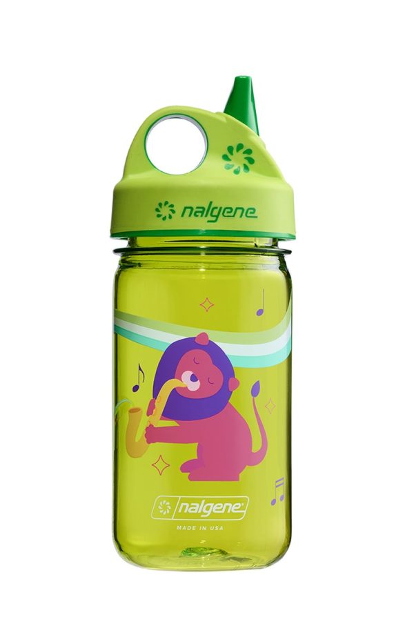 12oz Kids Grip-N-Gulp with Graphics (Graphic: Musical Lion) at Nalgene