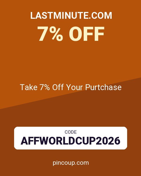 lastminute.com coupon: Take 7% Off Your Purtchase