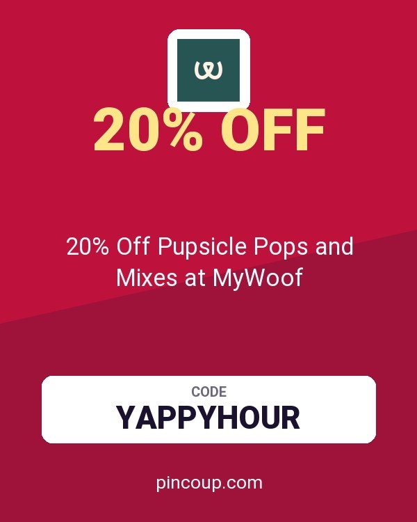 20% Off Pupsicle Pops and Mixes at MyWoof